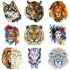 Tiger Iron Patch 2022 новые животные заплатки A-Level моющаяся футболка с переводными картинками джинсы наклейки теплопередача патч для одежды с тепловым принтом
