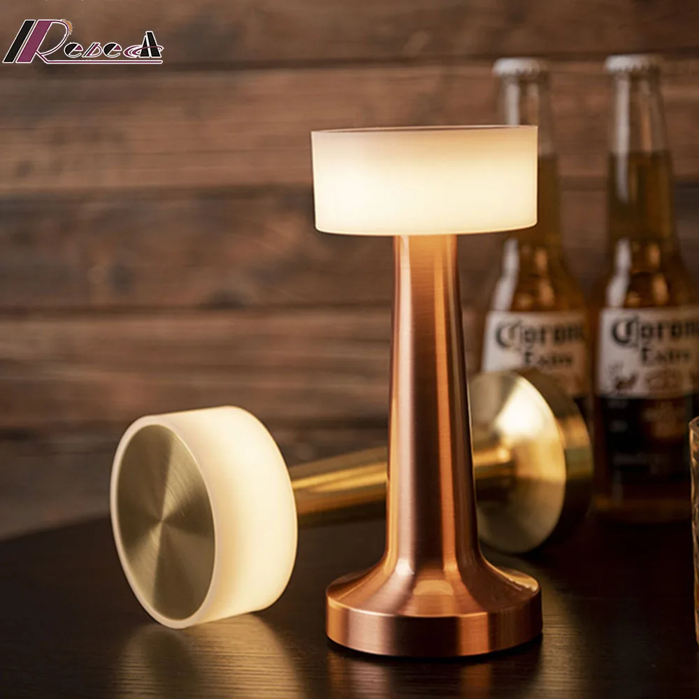 

Кухонный Светильник, Роскошный декор для комнаты, настольная лампа для помещений, барной столовой с сенсорным датчиком, три яркости, беспро...