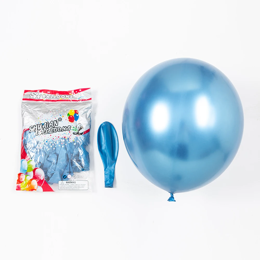 

5pcs 18inch New Rose Gold Metallic Latex Balloon Gold Silver Blue Chrome Balloon Birthday Party Wedding Baby Shower Decoration