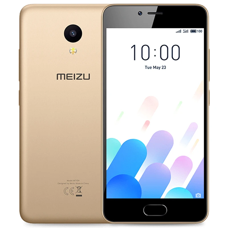 Оригинал MEIZU M5c 4G LTE 2G 16GB сотовый телефон MTK6737 четырехъядерный процессор 64 бит 5 0