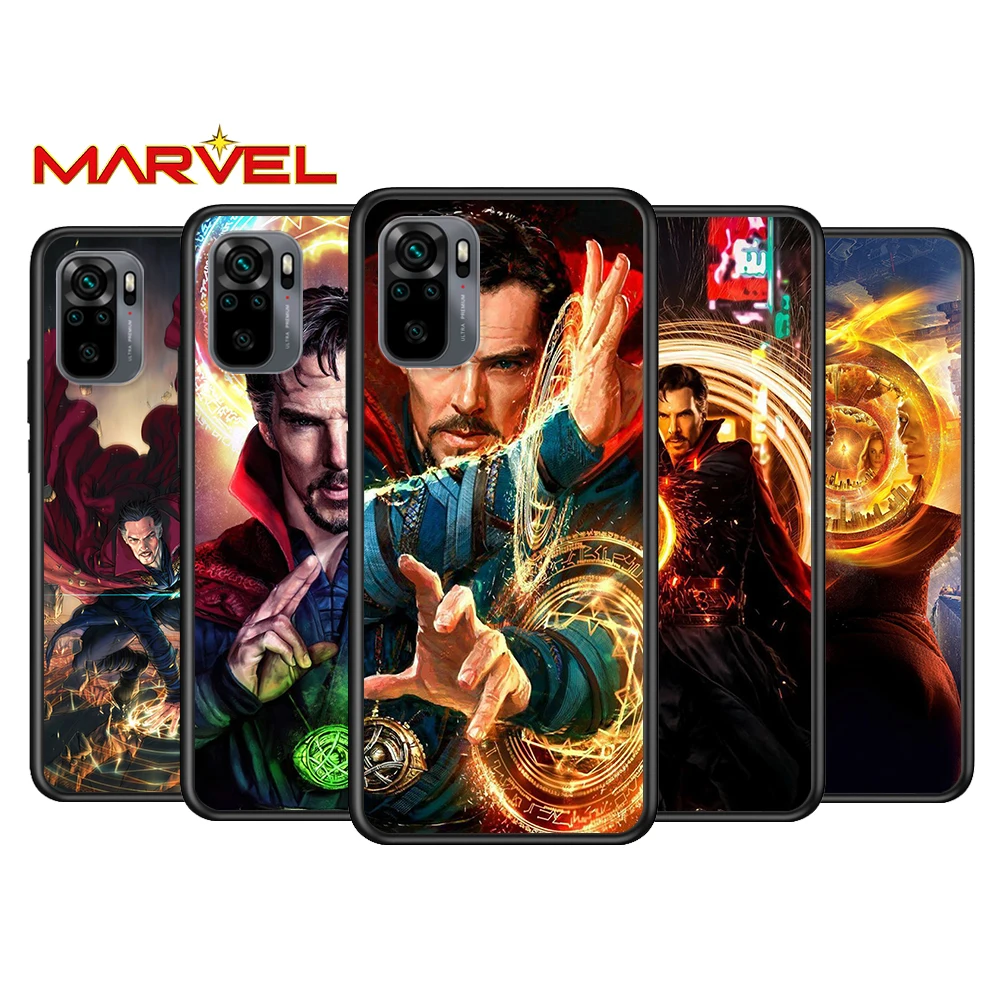 

Doctor Strange Marvel hero for Xiaomi Redmi Note 10 10S 9 9T 9S 9Pro Max 8T 8Pro 8 7 6 5 Pro 5A 4X 4 Soft Black Phone Case