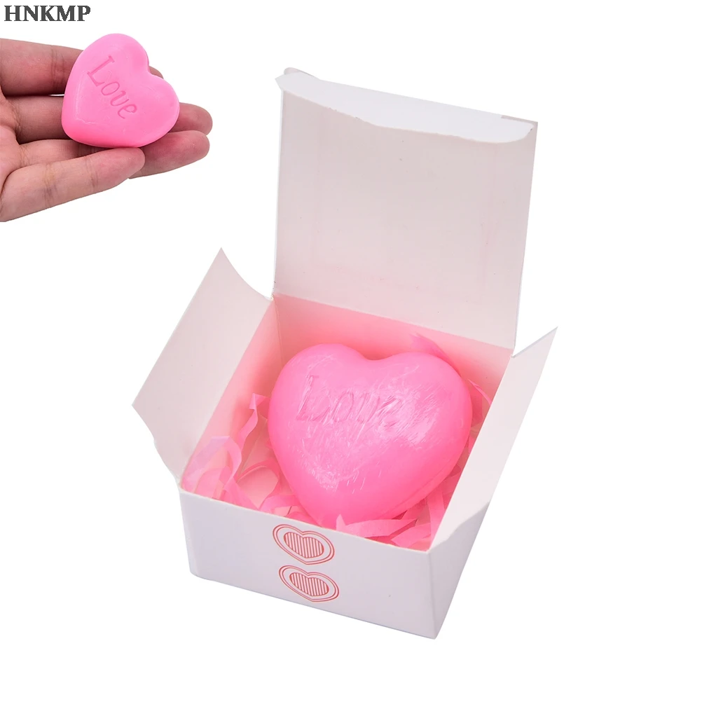 Красивое мыло для ванной в форме сердца ручной работы лучший подарок влюбленных