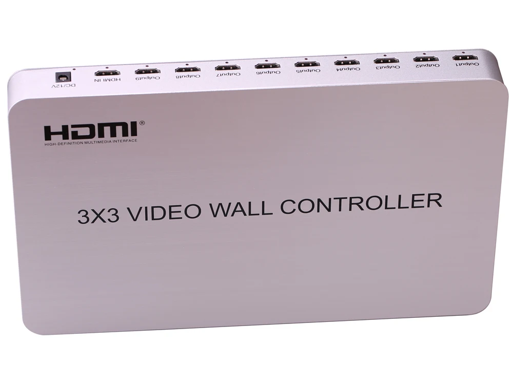 3x3 HDMI видео настенный процессор матричный контроллер Splicer сплиттер дисплей 3x2 2x2 3x1 1x3 2x3 4x2 2x4 HDMI HD видео контроллер