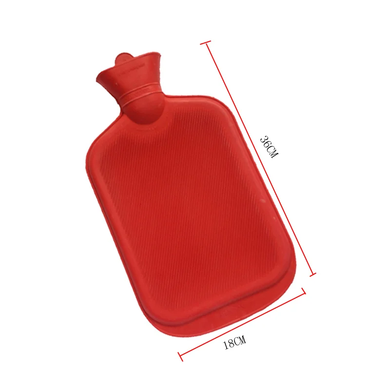 2000ML Thick Hot Water Bottles Portable Rubber Winter Warm Bottle Hand Warmer Girls Pocket Feet Bag | Бытовая техника