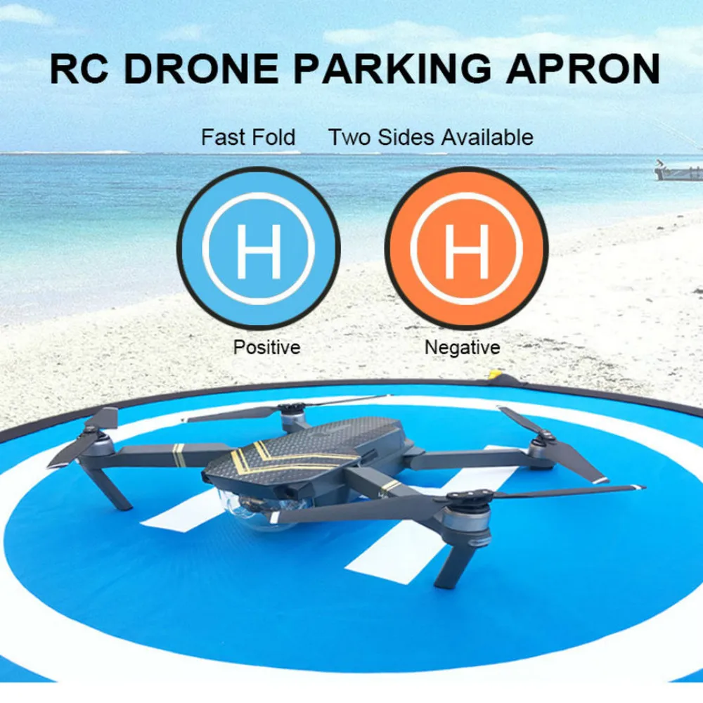 

75cm 2 Sides Parking Apron Mini Landing Pad for DJI SPARK Mavic 2 Pro Phantom 3 4 PRO V2.0 Inspire 1 Helipad MAVIC Mini Air