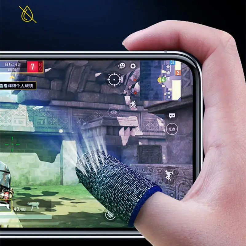 

4 Styles Gaming Finger Sleeve Breathable Fingertips For PUBG Mobile Games Touch Screen Finger Cots Cover Sensitive Mobile Touch