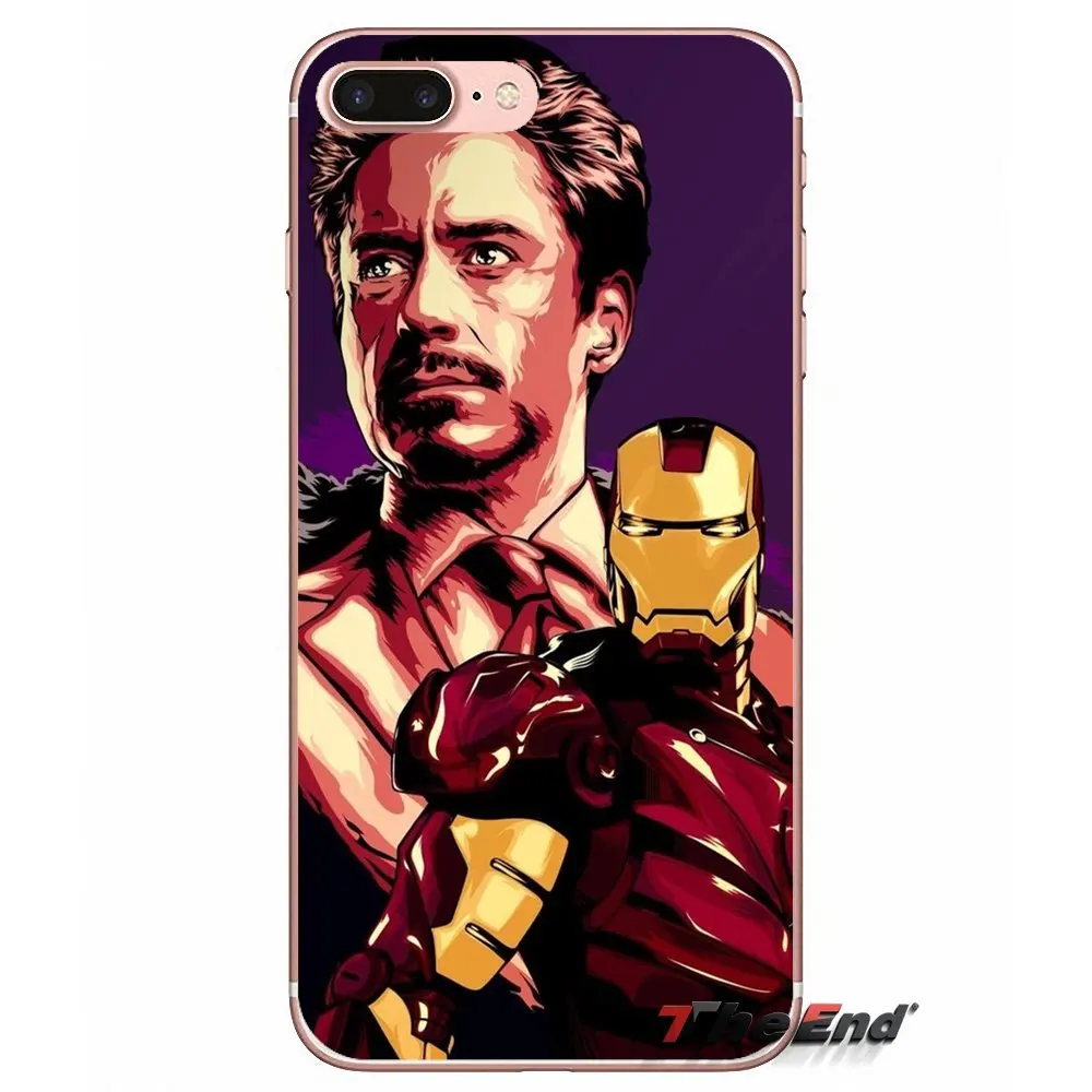 Super hero Железный человек мягкий силиконовый из ТПУ чехол для samsung Galaxy S9 Plus Note 8 One