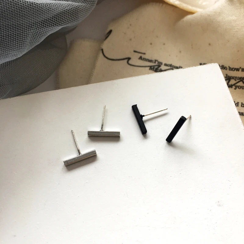 S925 игла просто серьги гвоздики горячая Распродажа для женщин ювелирное изделие