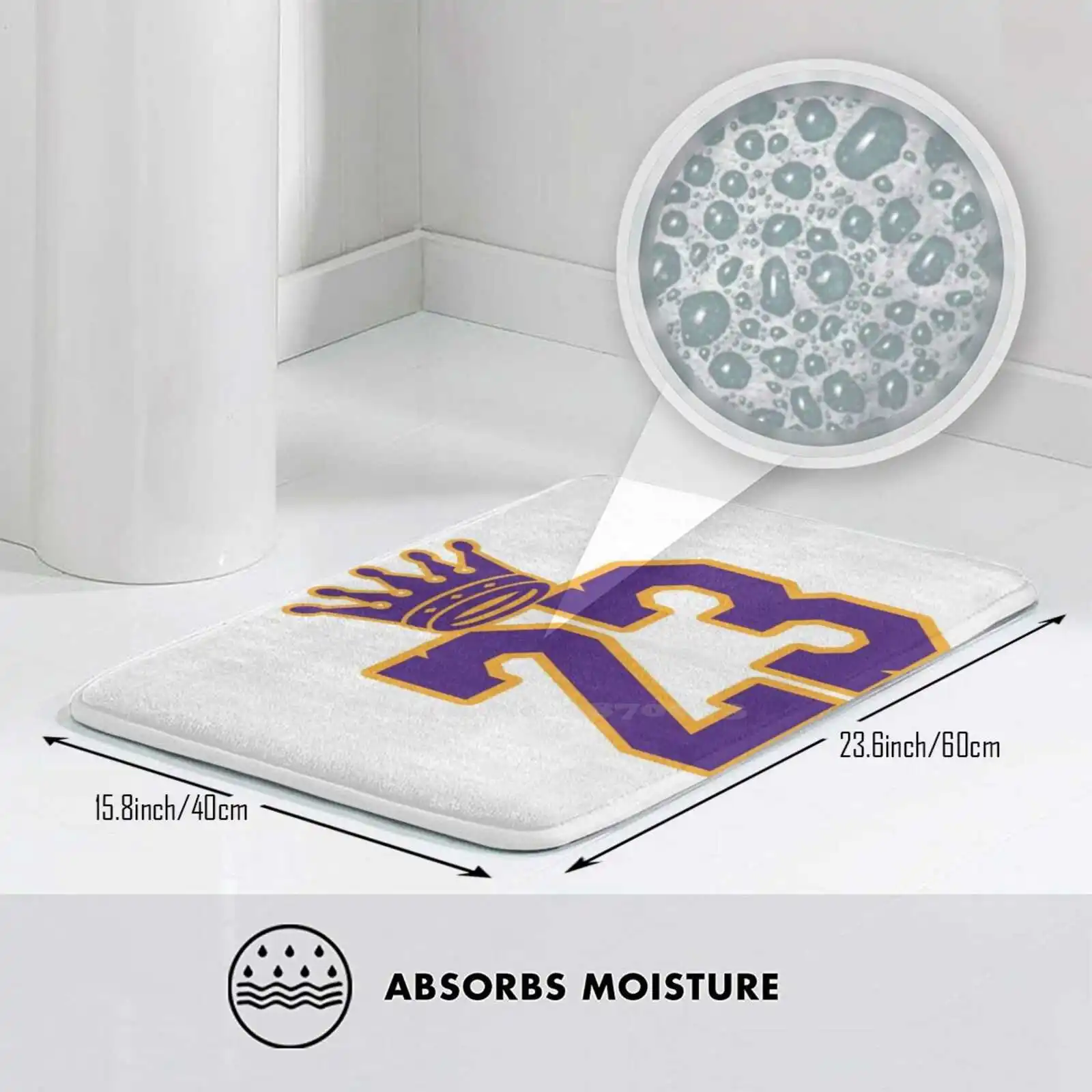 La Bron 3D мягкий нескользящий коврик ковер подушка Los Angeles James|Коврик| |