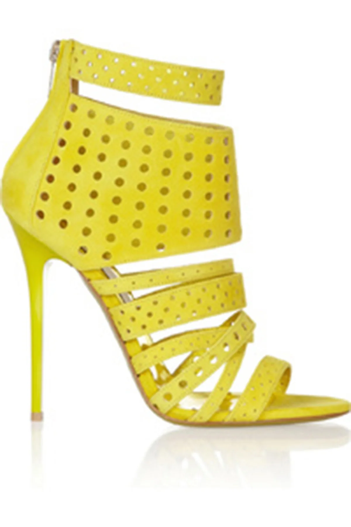 

Сандалии женские с открытым носком, босоножки с круглым вырезом, туфли на шпильке, пикантные тапочки для ночного клуба, большой размер 45 46, л...