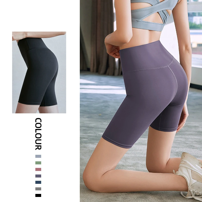 

Шорты женские бесшовные эластичные, с высокой талией, для занятий йогой