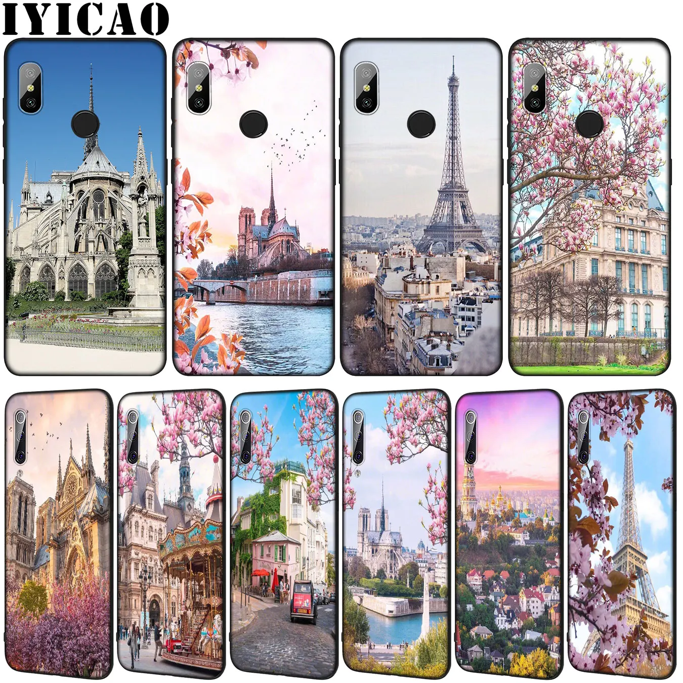 Romantic city of Paris fantastic landscape Soft Case for Xiaomi Mi 10 9 9T A3 Pro 8 SE A2 Lite A1 6 CC9 CC9E pocophone f1 Mi10 | Мобильные