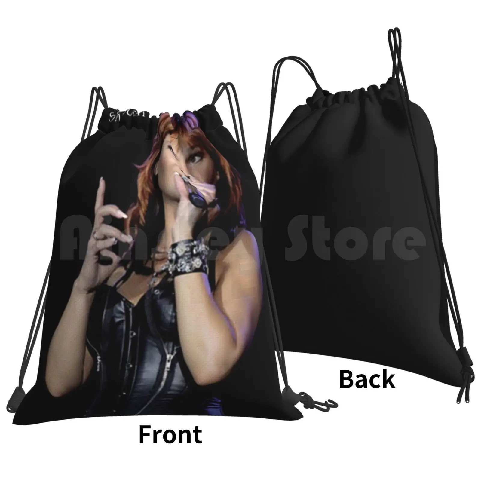 Рюкзак на шнурке для занятий музыкой Lebahpadaneduh Andrea Berg songбуш сумка верховой езды