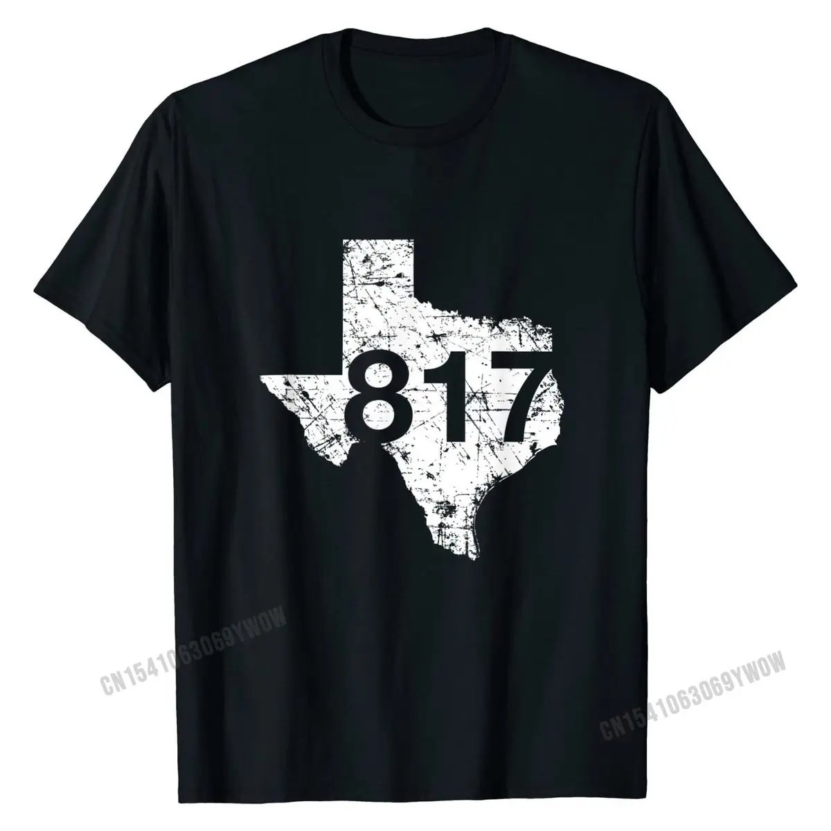 

Fort Worth Arlington Area Code 817 Shirt, Texas Souvenir T Shirts Camisa Prevalent Cotton T Shirt Casual for Men