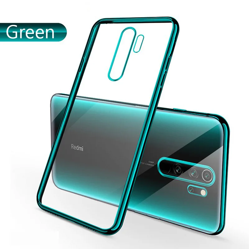 Plating Green Lainergie для Xiao mi Red mi Note 8 чехол с покрытием мягкий прозрачный чехол для телефона для Xiao mi Red mi Note 8 Pro Чехол Red mi 8 8A mi Note 10 Pro - Цвет: Plating Green