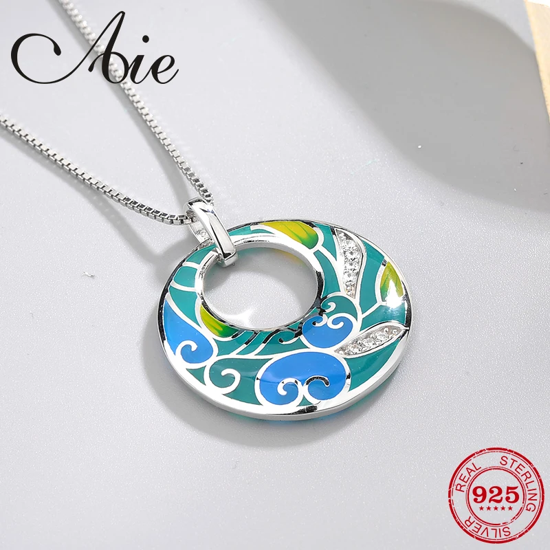 Кулон из стерлингового серебра 925 пробы с очаровательным кудрявым узором