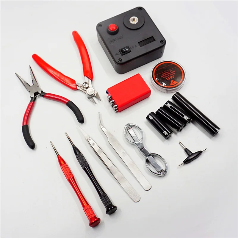 

Update Coil Master V3 DIY Kit All-in-One CoilMaster V3+ Electronic Cigarette RDA Atomizer coil tool bag Accessories Vape vaper 5