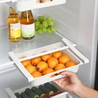 Регулируемый ящик для хранения в холодильнике, многоярусный стеллаж для хранения, удобный выдвижной ящик для хранения свежих элементов