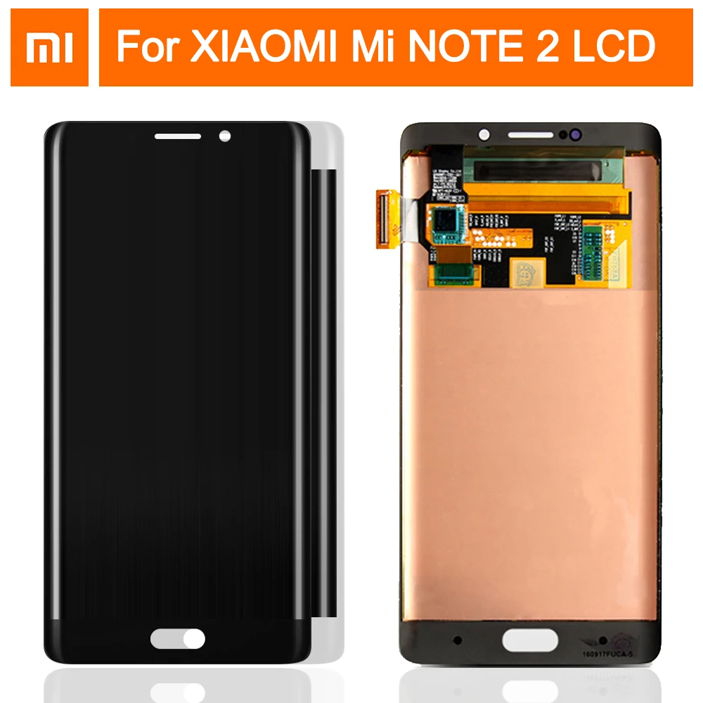 5,7 3,5 дюйма ЖК для Xiaomi mi Note 2 mi note2 ЖК-дисплей дисплей кодирующий преобразователь сенсорного экрана в сборе с рамкой 1920x1080