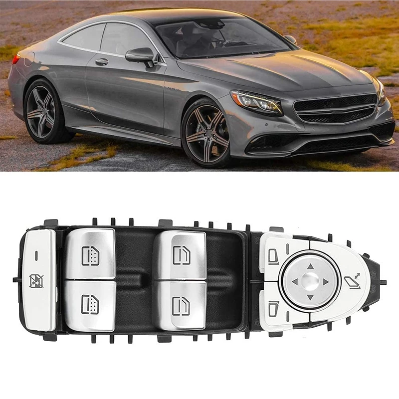 Front Left Power Master Window Control Switch Replacement for Mercedes-Benz 2229052004 |