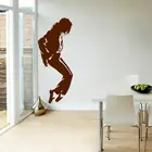 Танцевальная искусственная виниловая картина Майкла Джексона для мальчиков, украшение для спальни, настенная наклейка, съемное украшение для дома и гостиной Z526