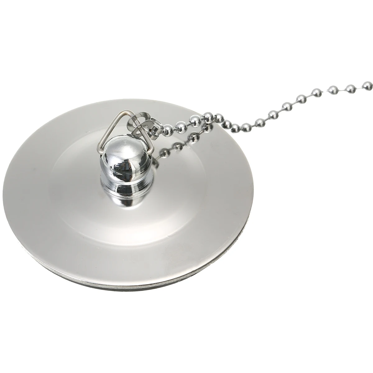 Mayitr хромированная пробка для слива стопор металлическая отходов с цепочкой