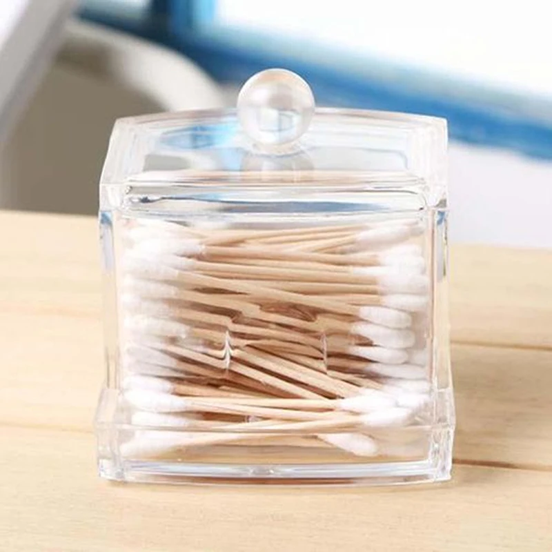 Портативный прозрачный акриловый контейнер для хранения косметический