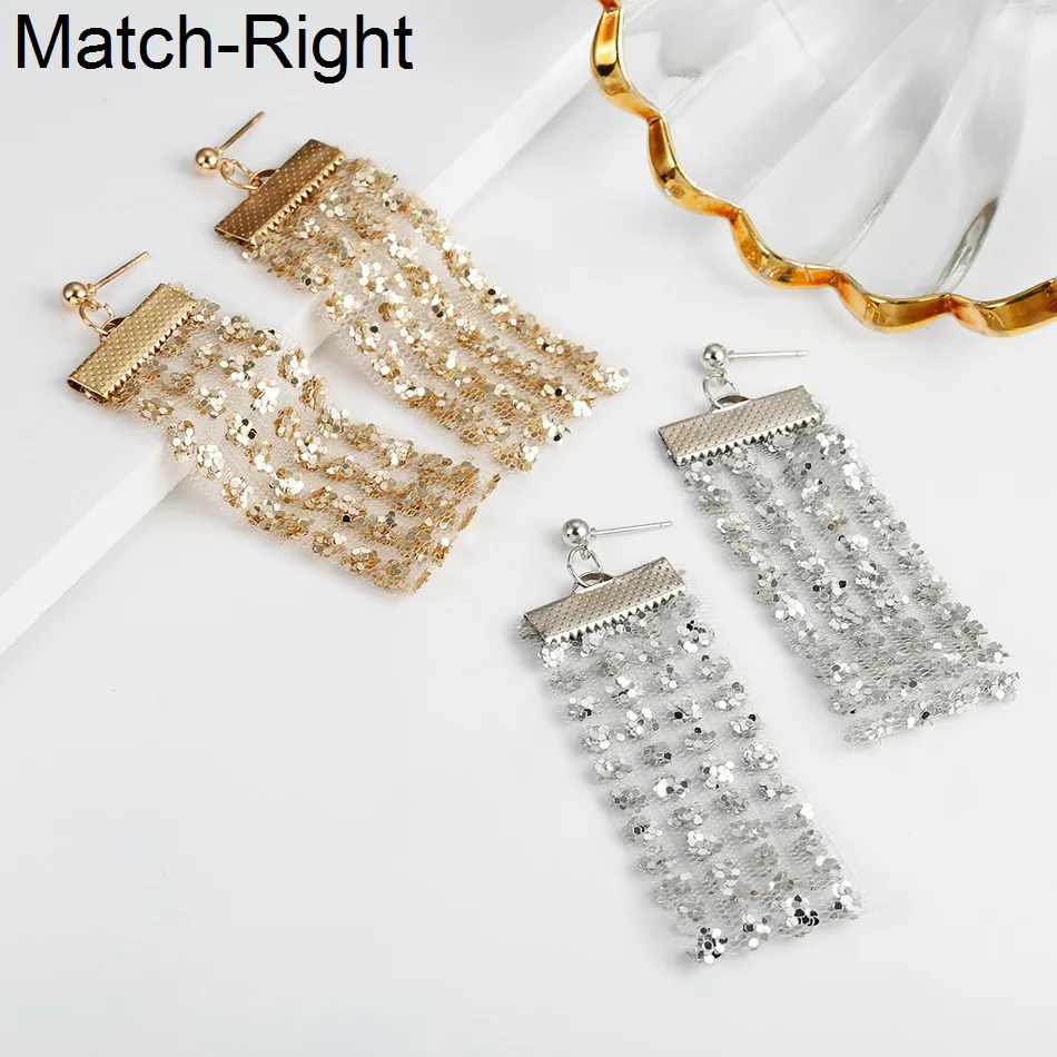 Женские длинные серьги кисточки Match Right эффектные висячие