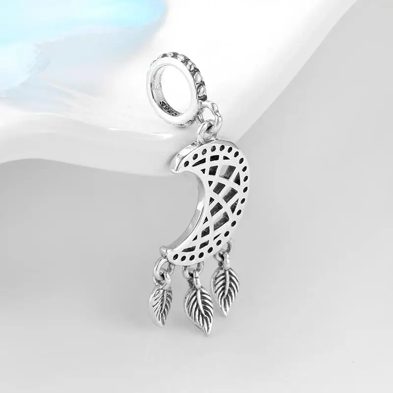 Подвеска Ловец снов из серебра 925 пробы для изготовления ювелирных изделий |