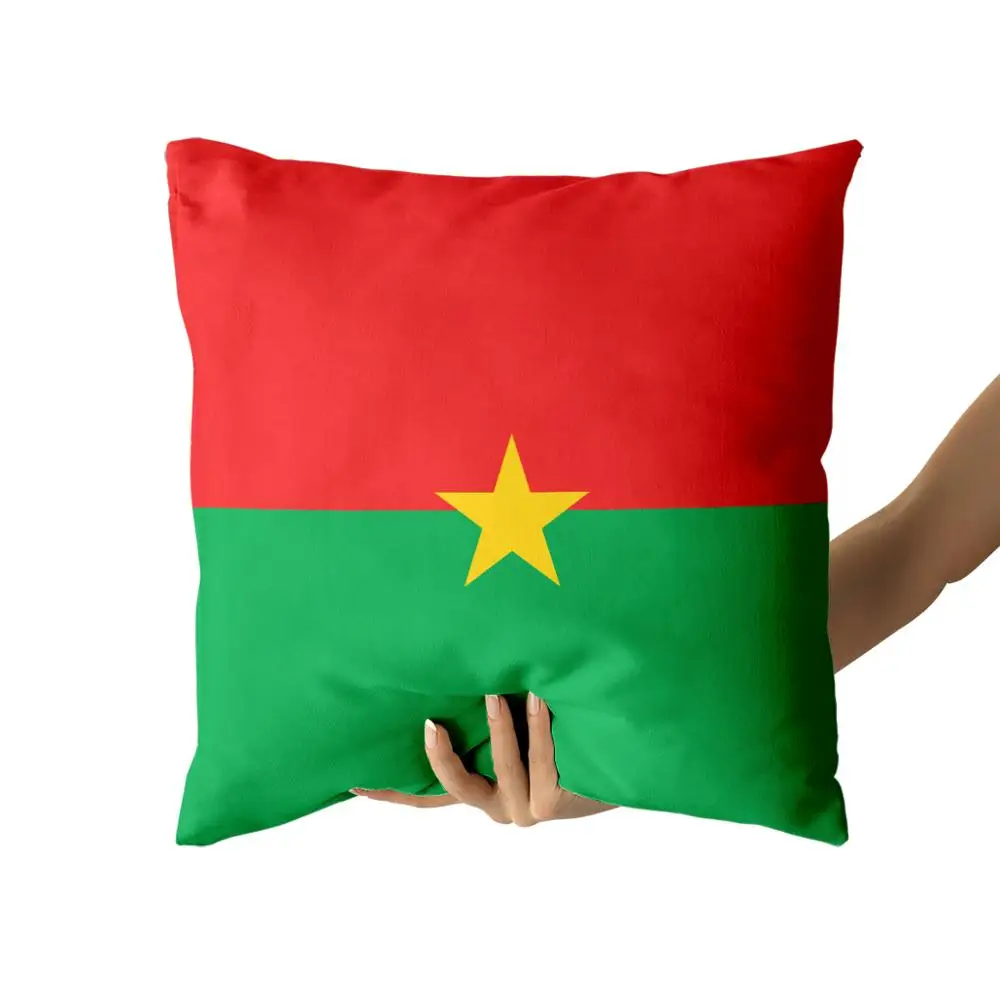 

Burkina Faso Cotton Canvas custom pillow custom covers Throw Pillow Pillow Covers personalized gifts