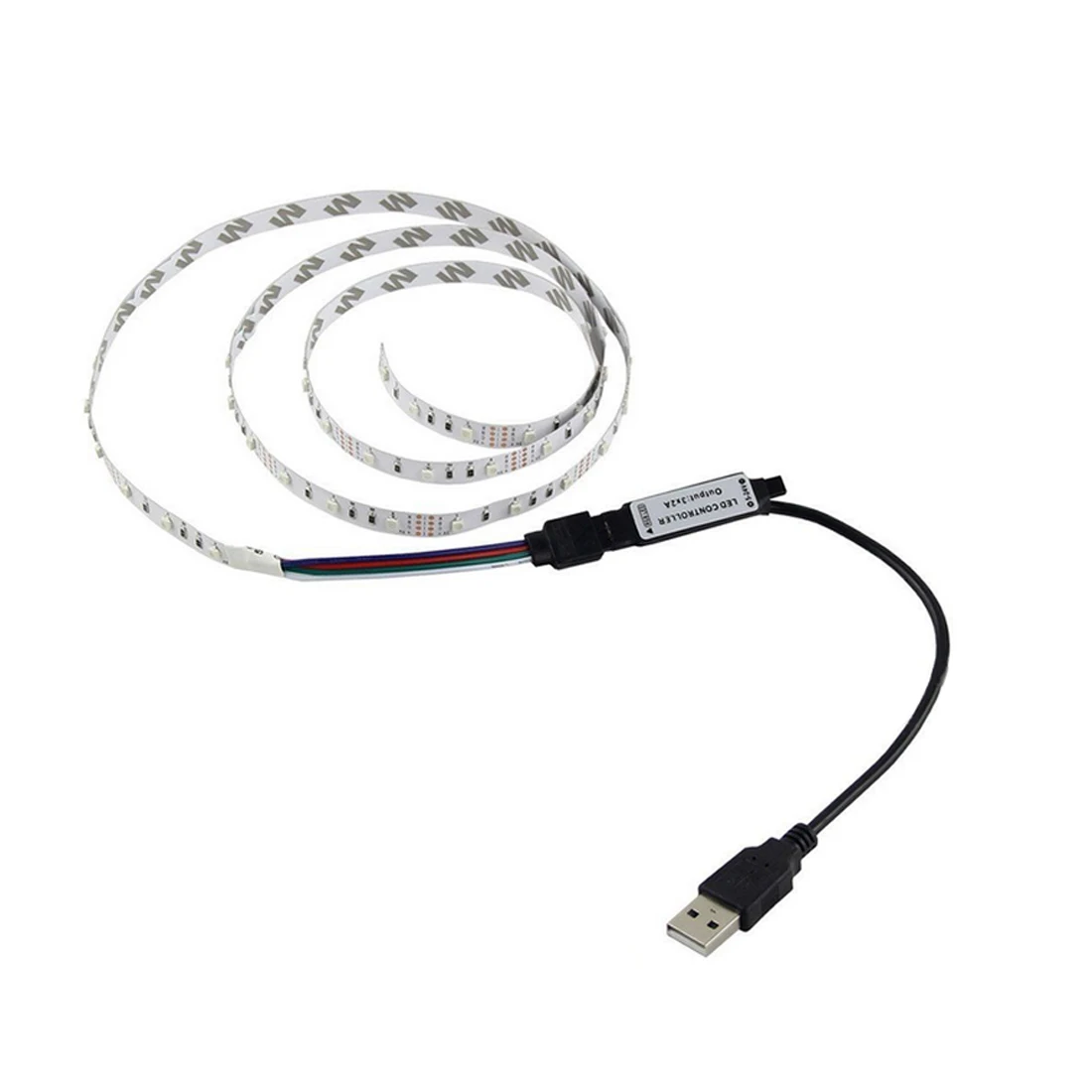 LED Strip Light 2835SMD USB Flexible Lamp Tape Ribbon RGB 0.5M/ 1M/ 2M TV Desktop Screen BackLight Diode | Лампы и освещение