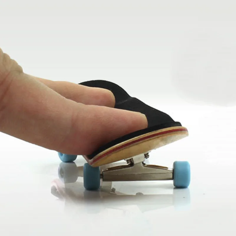 

1 Set Hout Professionele Toets Speelgoed Mini Vinger Skateboard Pu Antislip Frosted Mat Vinger Maple Skateboard Speelgoed Voor