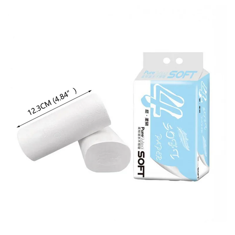 

2020 New Arrival 6 Rolls Skin-friendly Roll Toilet Paper Bathroom Prank Joke Fun Paper Tissue Rolling Paper Gift