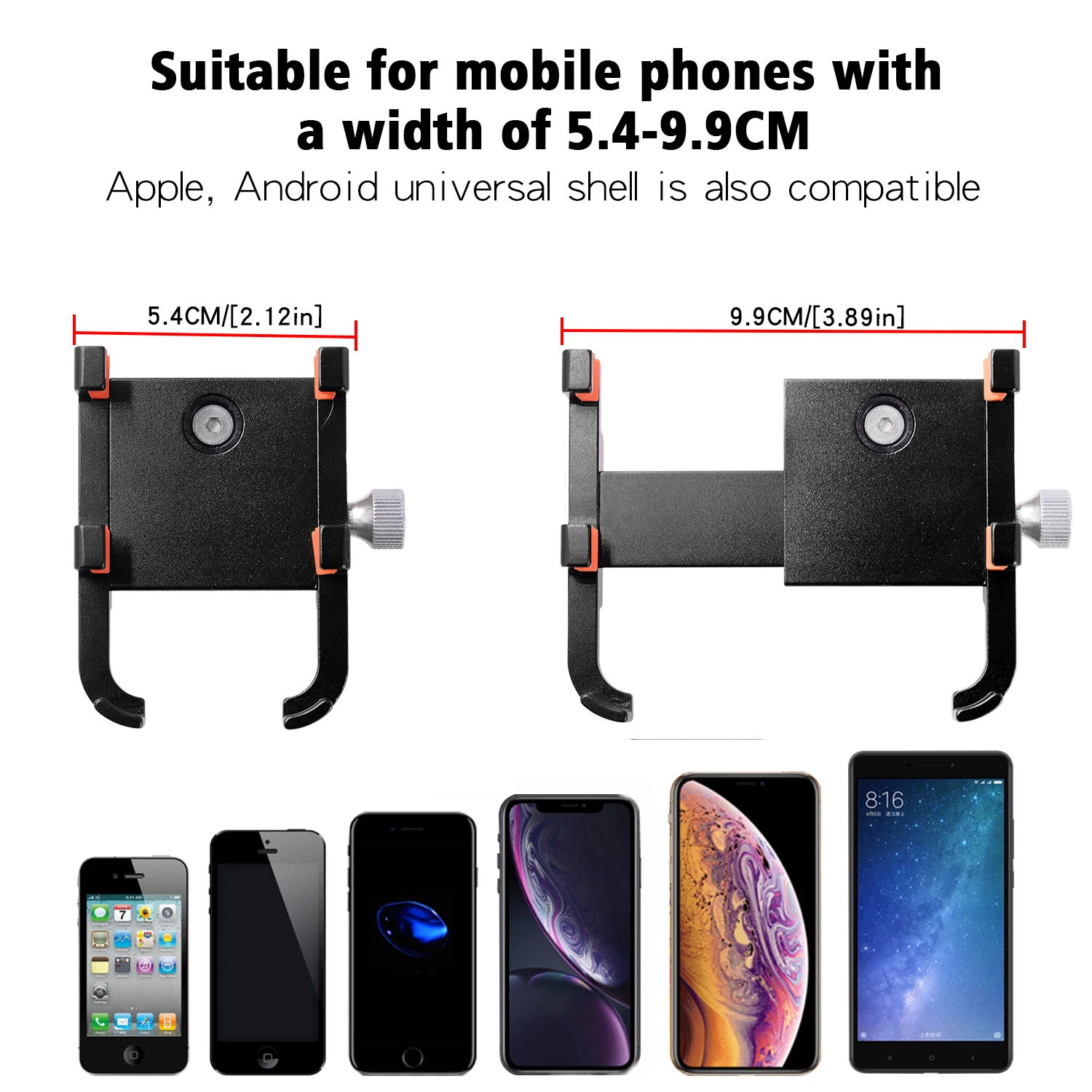 360 Вращающийся алюминиевый сплав Кронштейн для мобильного телефона gps кронштейн