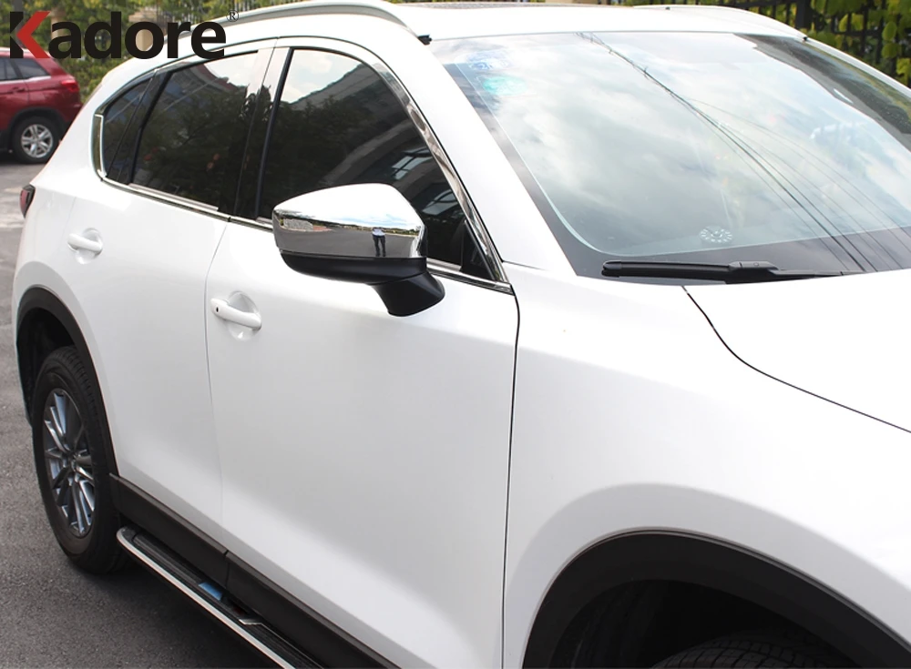 Для Mazda CX 5 CX5 KF 8 CX8 2017 2018 2019 2020 углеродного волокна Боковая дверь Зеркало заднего