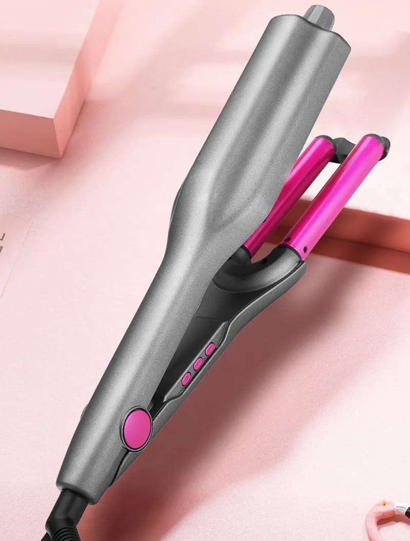 Щипцы для завивки волос с 2 бочками автоматическая керамическая палочка