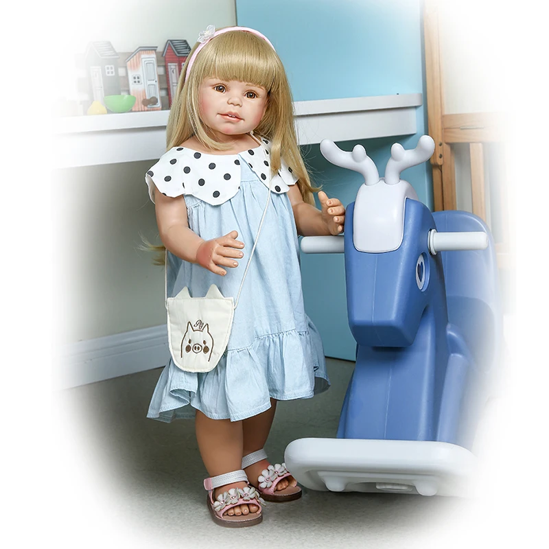 87 см 34 5 дюймов полный корпус силиконовые inteiro Baby Life/Boneca младенец получивший новую