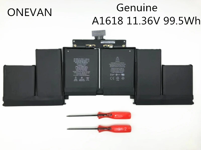 

Оригинальный аккумулятор onwan A1618 A1398 для Apple MacBook Pro Retina 15 дюймов 15,4 дюйма 2015 год 020-00079 MJLQ2LL/A MJLT2LL/A A1494