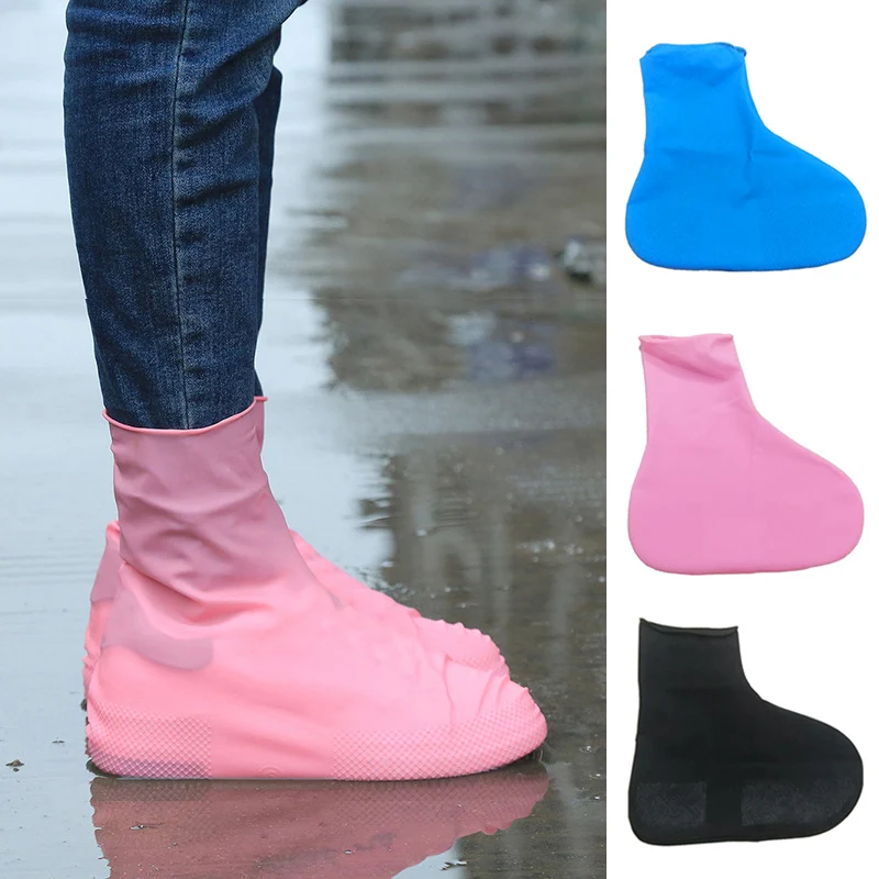 

Waterproof Shoe Cover Silicone Material Unisex Shoes Protectors non-slip Rain Boots For Indoor Outdoor Rainy Days