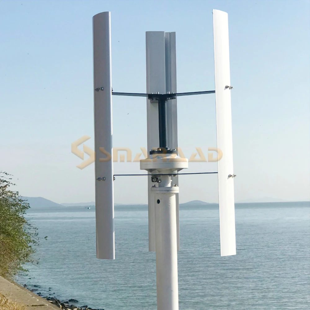 Одобренный CE бесшумные Новое поступление 400 Вт вертикальный ветровой турбины