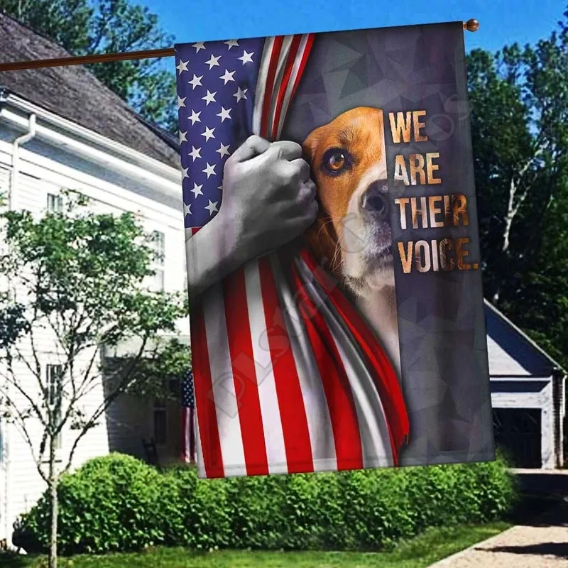 Флаг со звездами и полосками флаг домика Садовый белый простой термоперенос