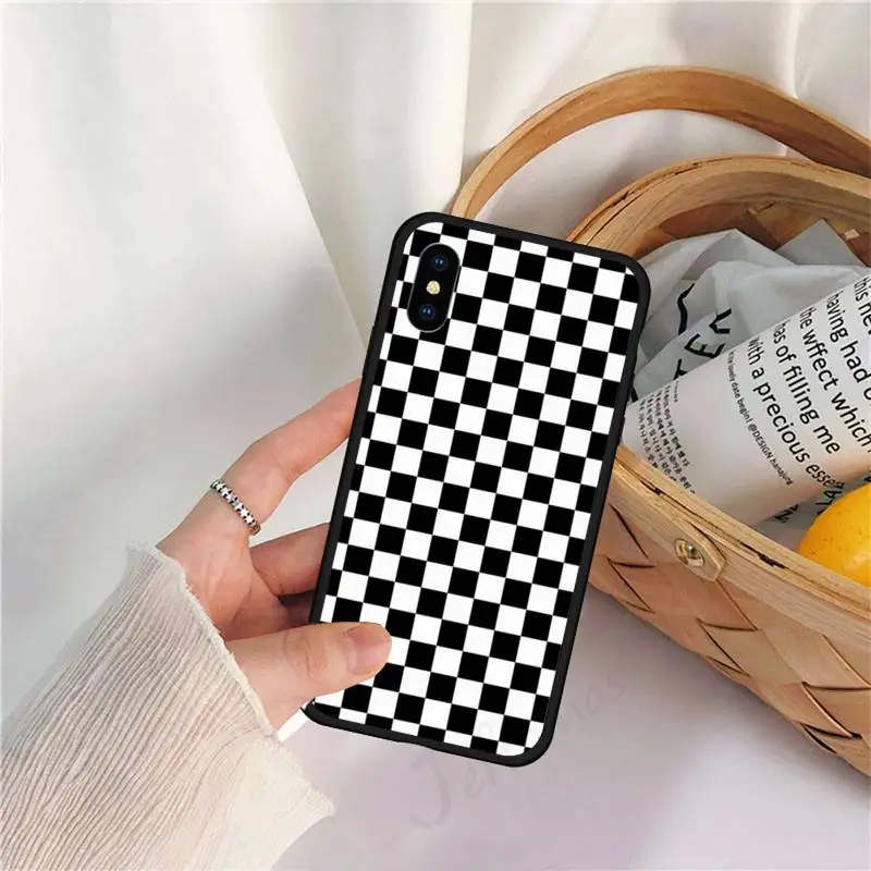 

Checkerboard Plaid Art pattern Phone Case for iPhone 11 12 pro XS MAX 8 7 6 6S Plus X 5S SE 2020 XR