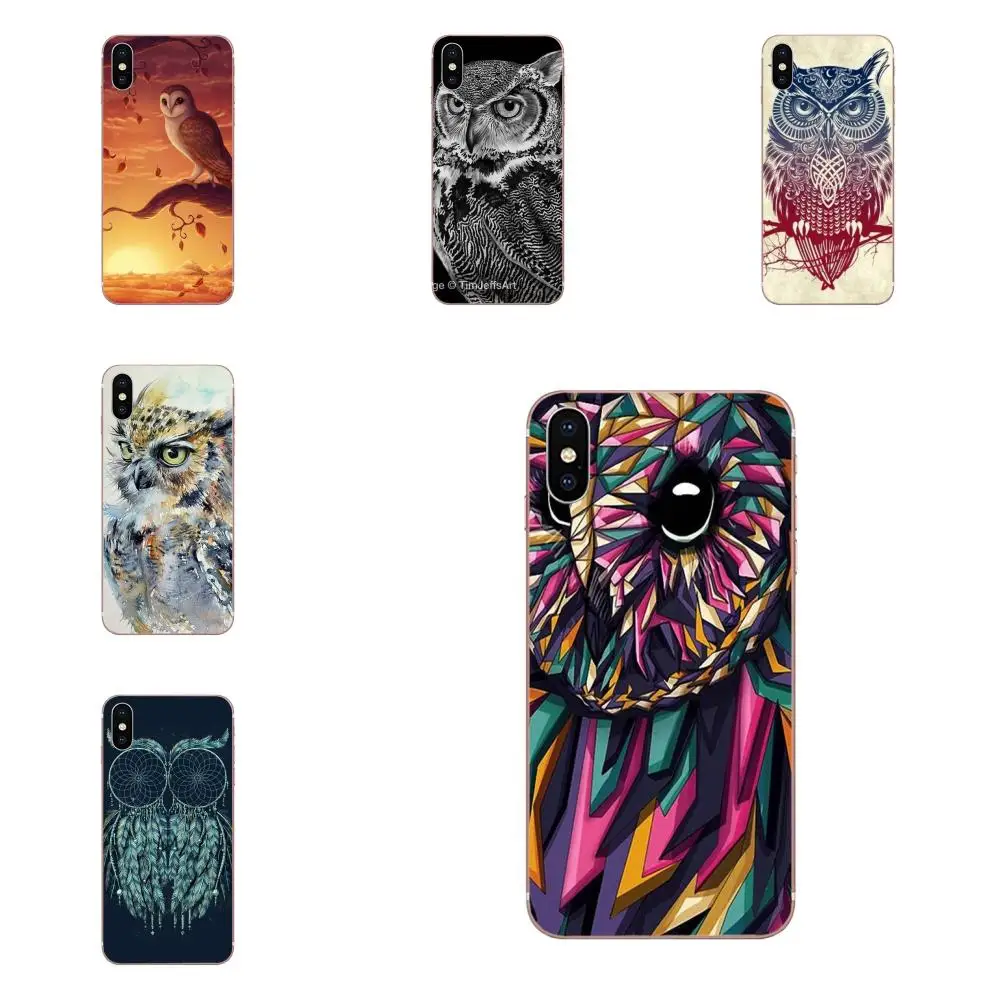 Мягкий ТПУ милый чехол для Galaxy J1 J2 J3 J330 J4 J5 J6 J7 J730 J8 2015 2016 2017 2018 mini Pro винтажная Сова