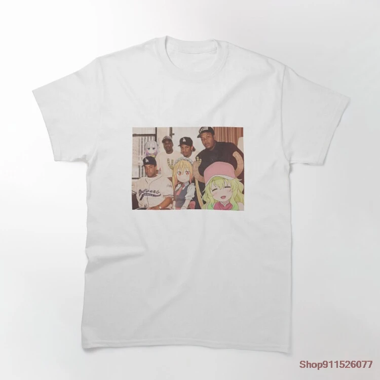 Maid Dragons and their crew t Shirts Men/Women Printed Cotton Novelty tees Classic Men Tees Tops Harajuku Streetwear | Мужская одежда