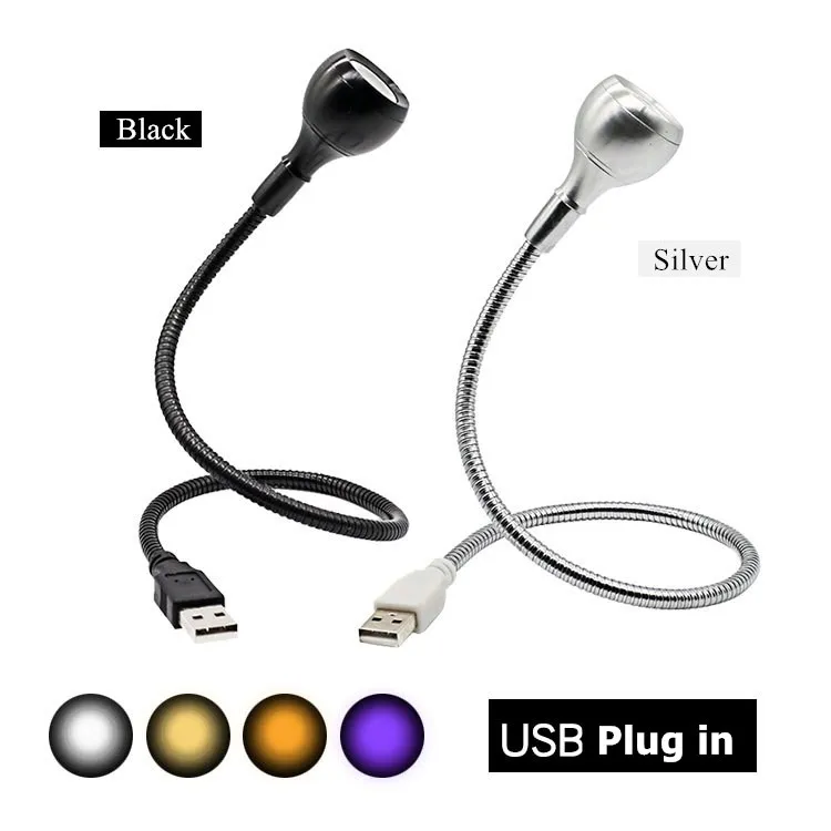 USB Led Настольная лампа светильник миниобъектив для гибкий яркий светодиодный