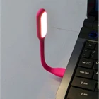 Светодиодная лампа USB для чтения, миниатюрный портативный светильник с портативным внешним аккумулятором, настольный светодиодный светильник для чтения, ночсветильник с USB светильник щение