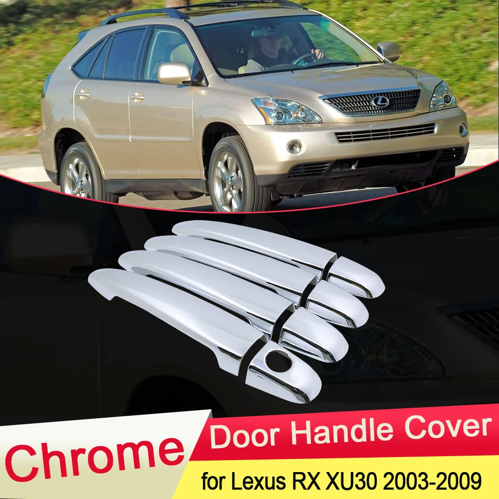 Для Lexus RX XU30 2003 2004 2005 2006 2007 2008 2009 Luxuriou хромированная крышка дверной ручки комплект