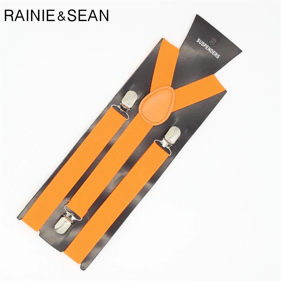 

RAINIE SEAN Women Suspenders Belt For Trouser Solid Dress Braces Wedding British Style Suspenders For Woman Tirantes Black Red