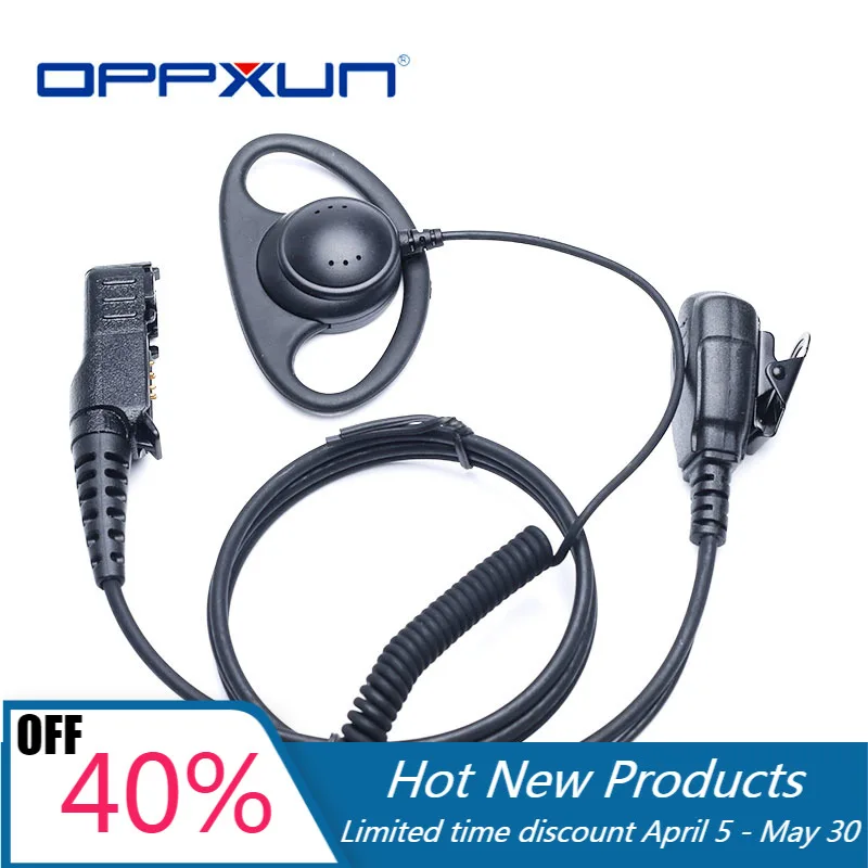 

2021 OPPXUN D Headset Earphone For Motorola Walkie Talkie Radio XPR3300 XPR3500 XIR P6620 E8600 P8260 P6600 P8668 Dropshipping