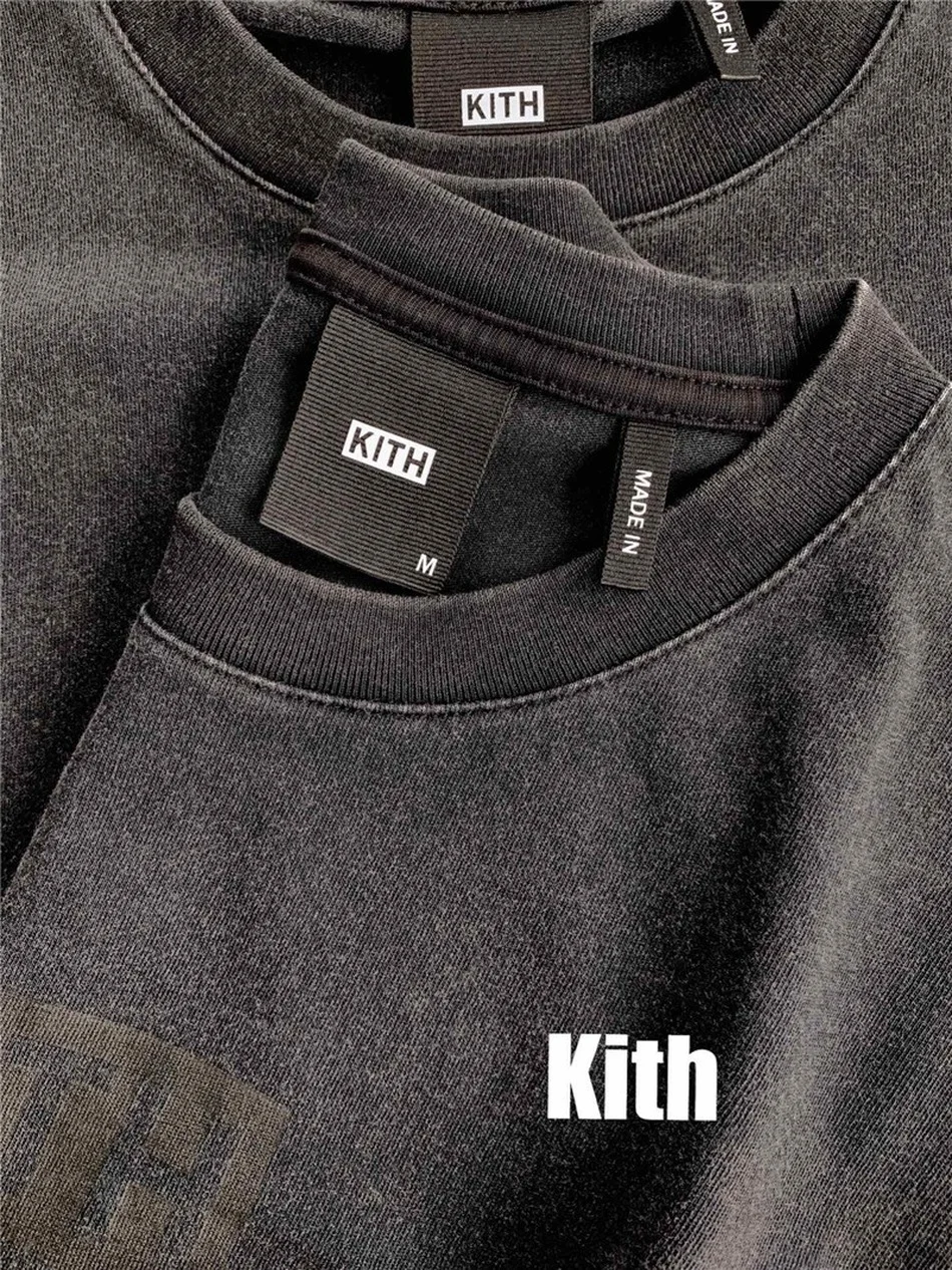 

2021ss KITH Biggie Last Day Vintage BOX LOGO T Shirt Men Women 1:1 High Quality T-shirt Wash And Make Old KITH Tees men shirts